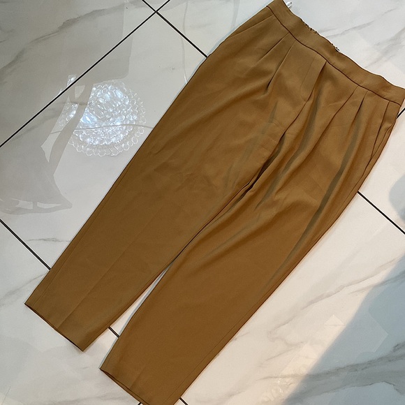 Aritzia Babaton Cohen Pant Cohen Size12/L mustard colour ⭐️⭐️⭐️⭐️ - Picture 13 of 14